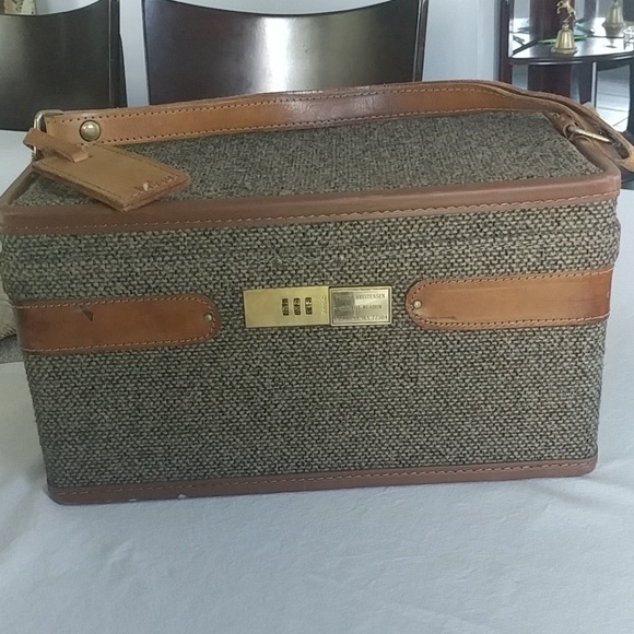 hartmann tweed luggage vintage